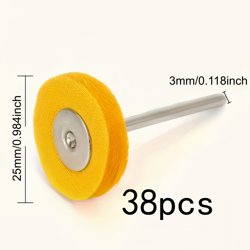 38Pcs 3mm Yellow Polishing Clo - Jewelry Watch 评论和价格