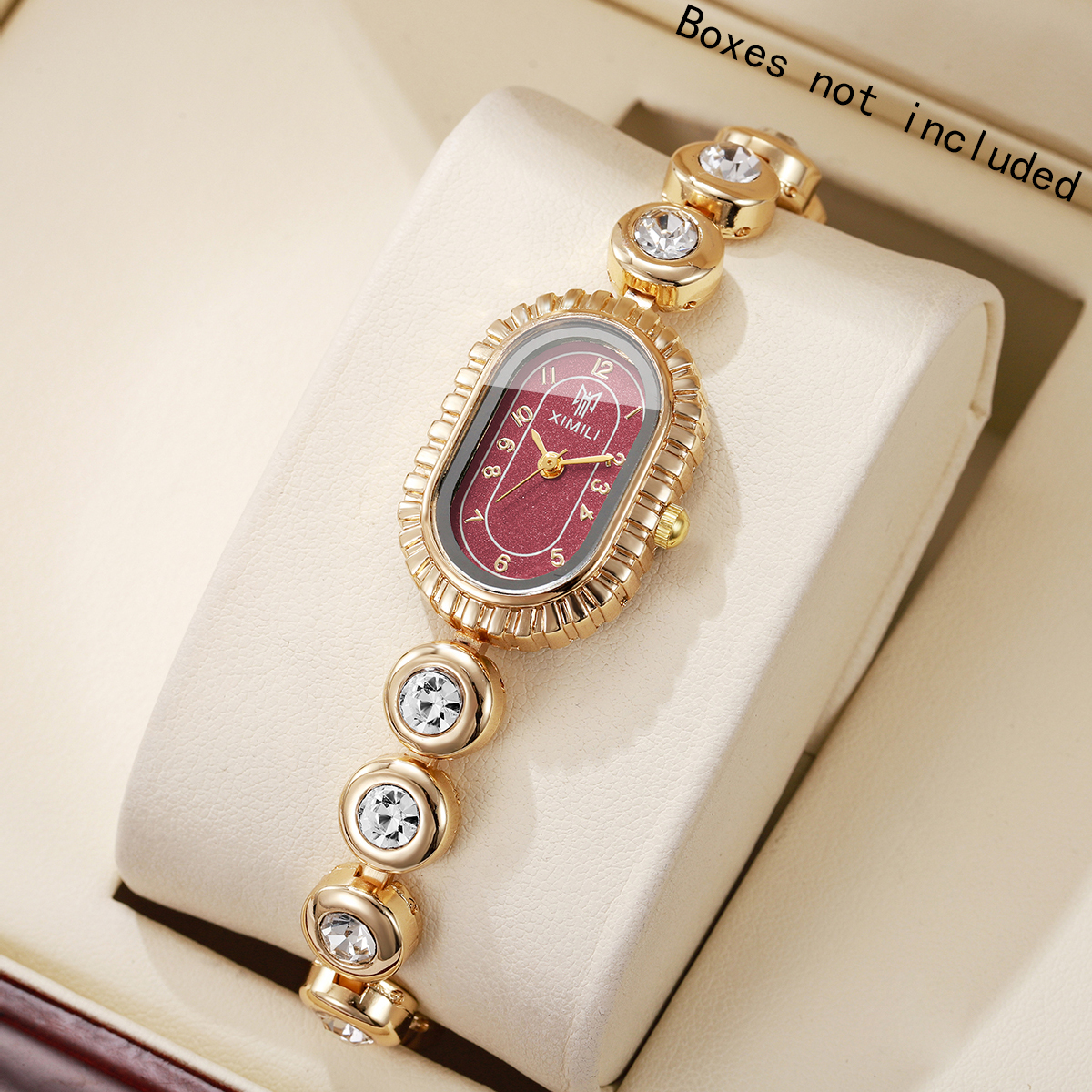 Vintage Oval Red Dial Women Wa - Vintage Jewelry Watches Women 评论和价格