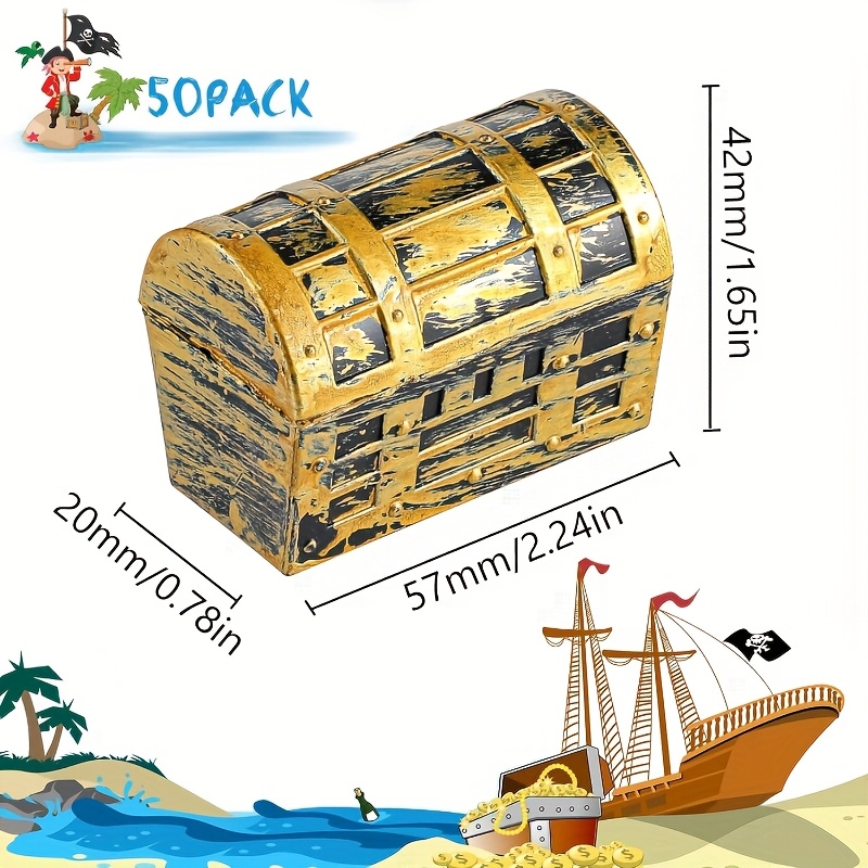 24/50pcs Halloween Pirate Trea - Jewelry & Watches Sp Zo O 评论和价格