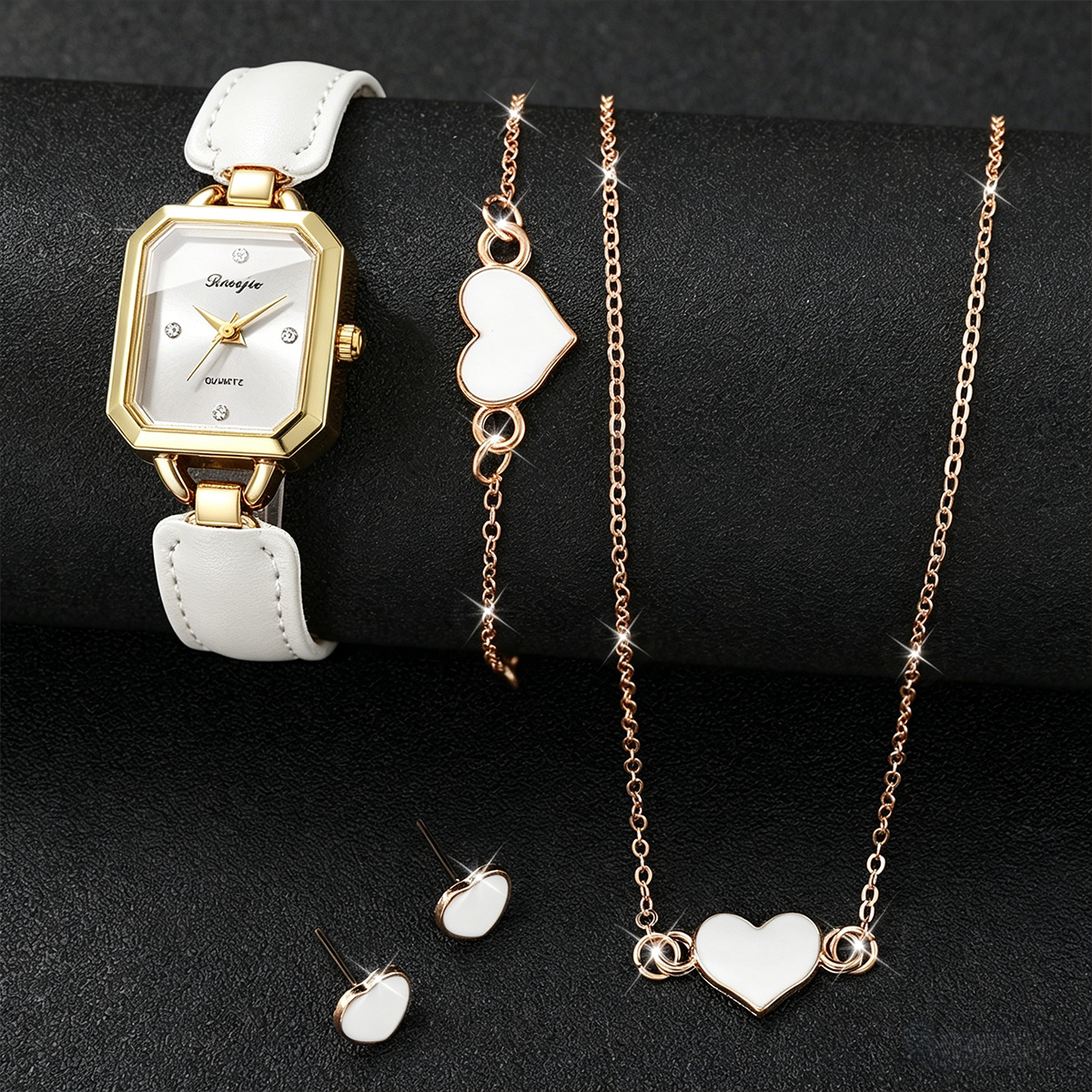 5PCS Fashion Rectangle Women Q - Jewelry Watches For Kids 评论和价格