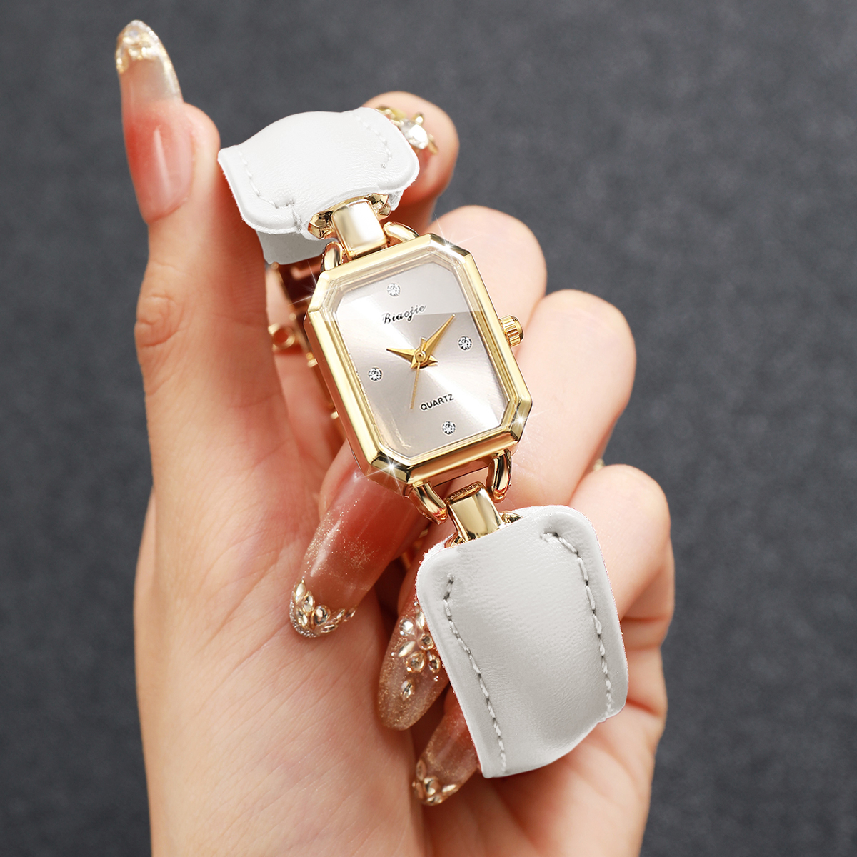 5PCS Fashion Rectangle Women Q - Jewelry Watches For Kids 评论和价格