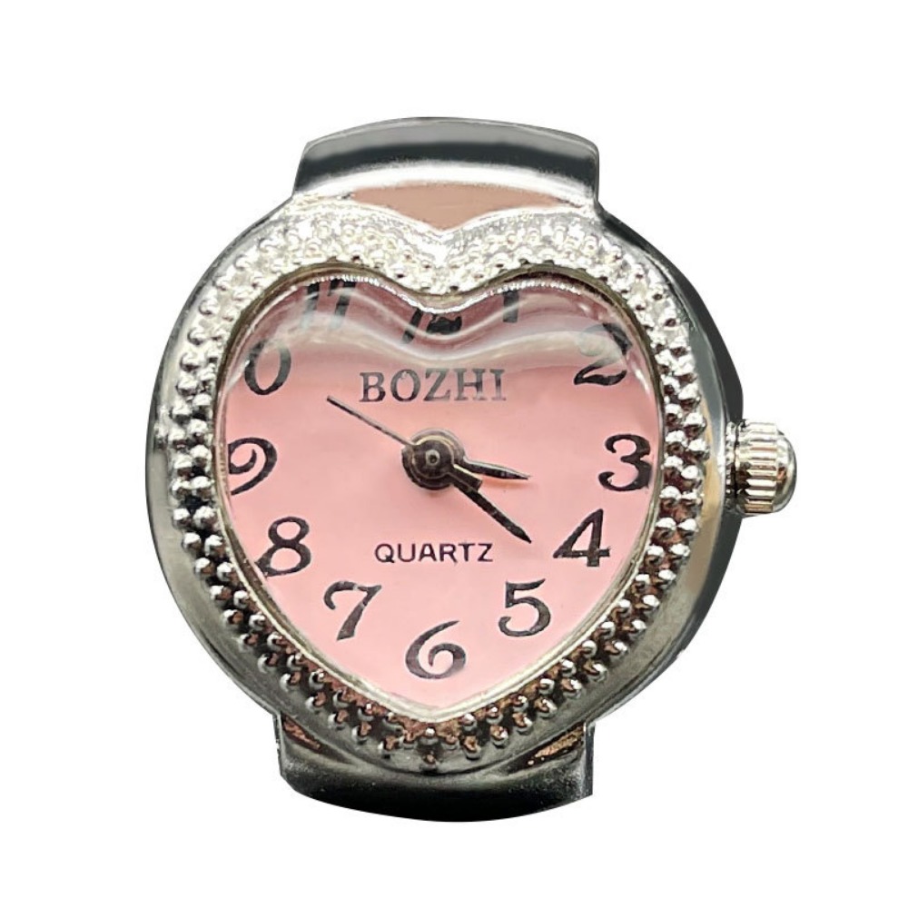 Heart Design Mini Finger Watch - Jewelry Watches Men 评论和价格