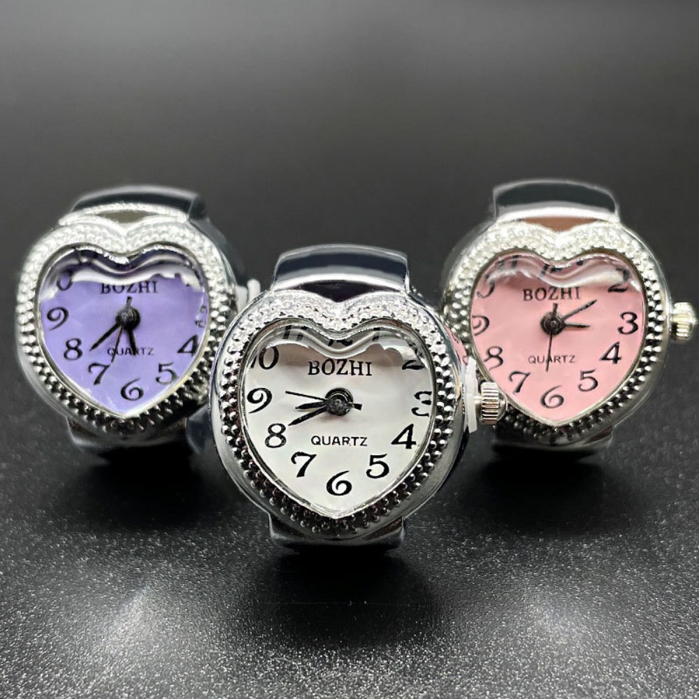 Heart Design Mini Finger Watch - Jewelry Watches Men 评论和价格