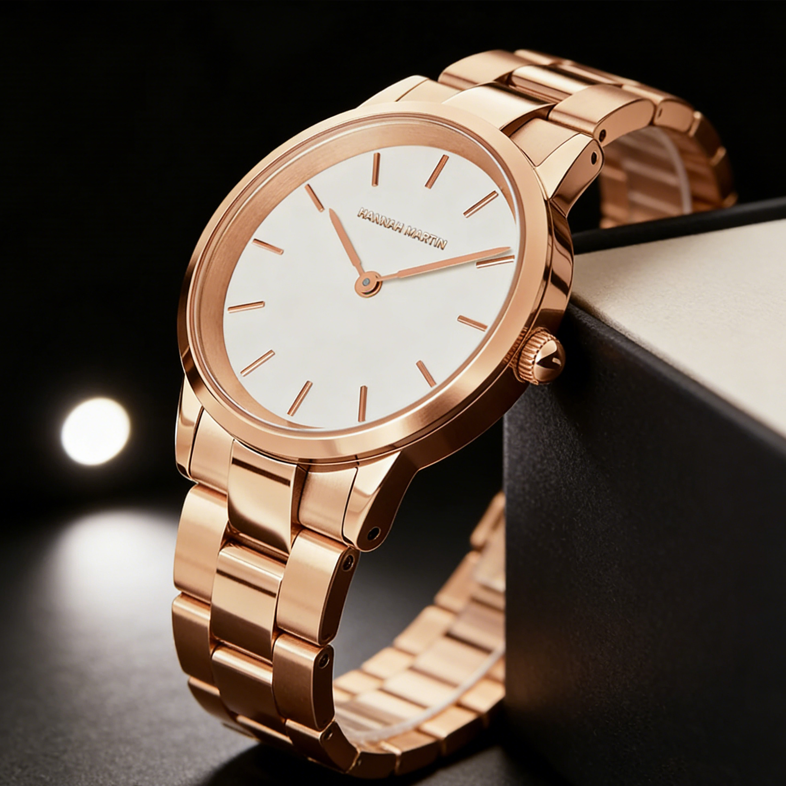 Womens Watch Rose Gold Stainle - Mystery Jewelry Jar Watches 评论和价格