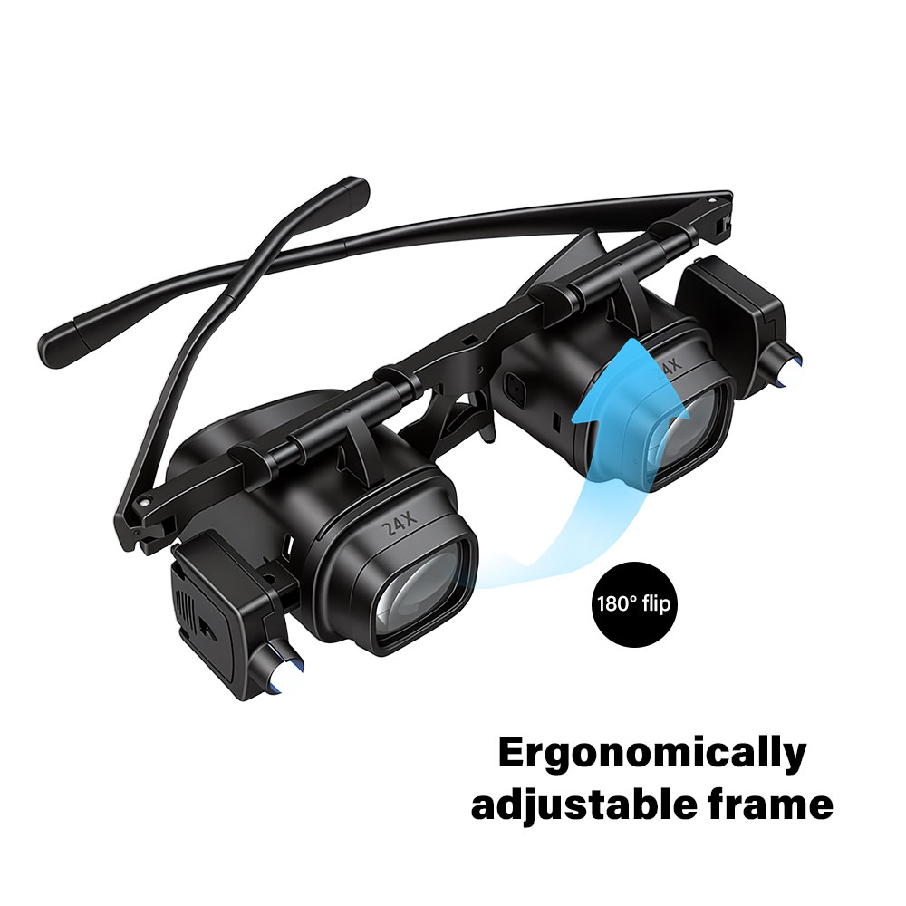 Portable 2X-24X Headband Magni - Jewelry Eyewear Watches & Accessories 评论和价格
