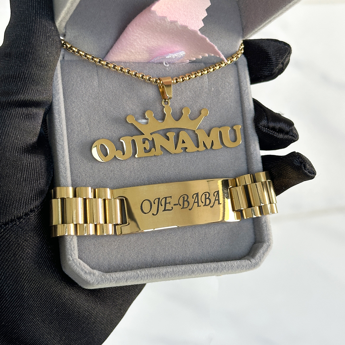 New Customized Name Necklace B - Jewelry Watches Men 评论和价格