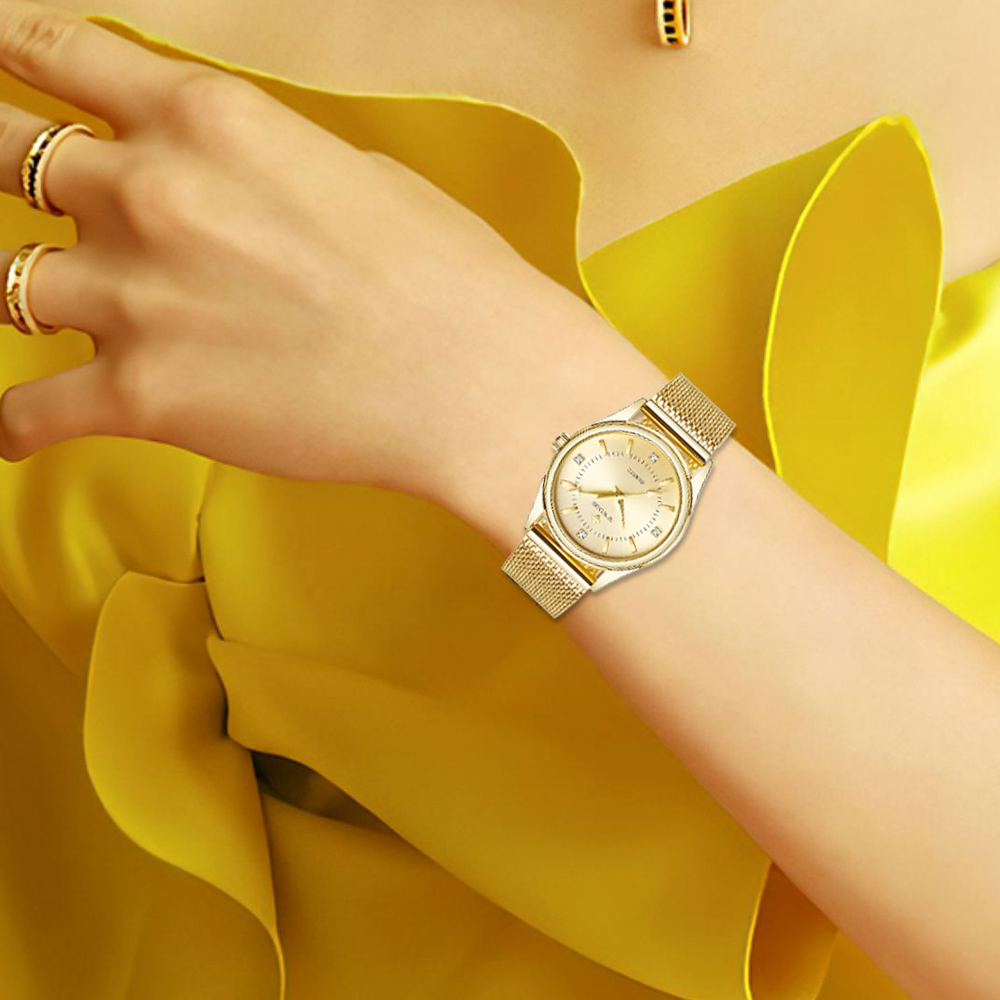 WWOOR Luxury Brand Dress Gold  - Jewelry Diamond Watches 评论和价格