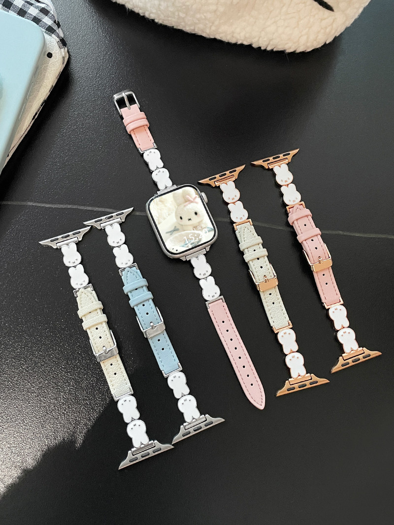New Miffy Rabbit Leather Watch - Watch Strap Replacement 评论和价格