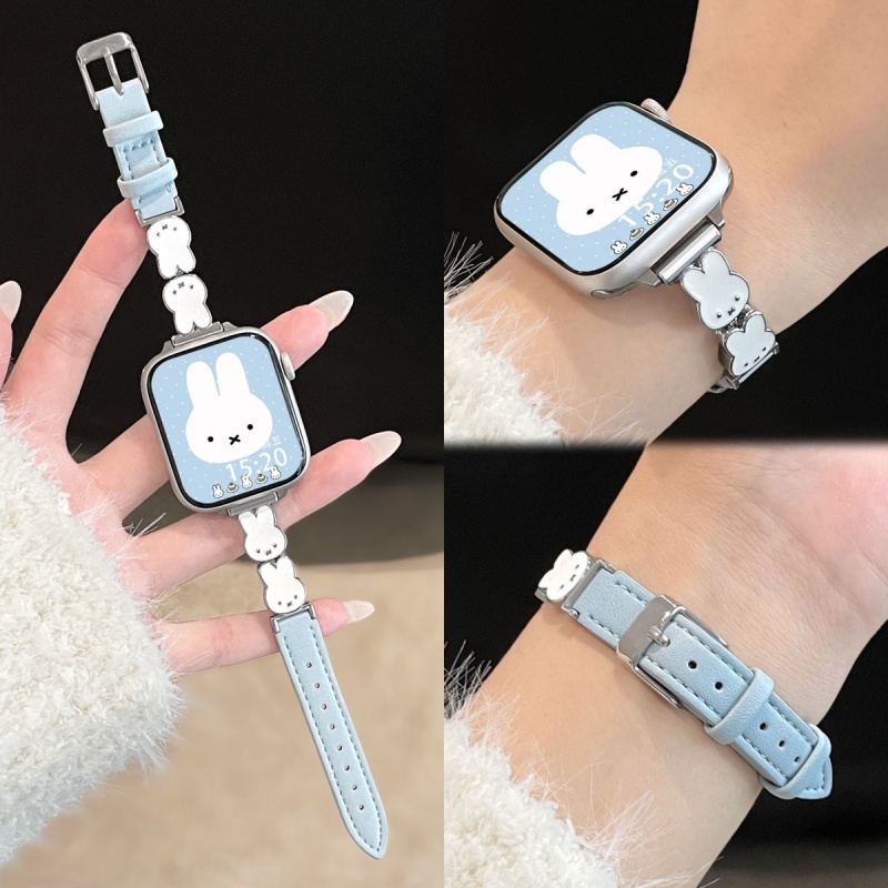 New Miffy Rabbit Leather Watch - Watch Strap Replacement 评论和价格