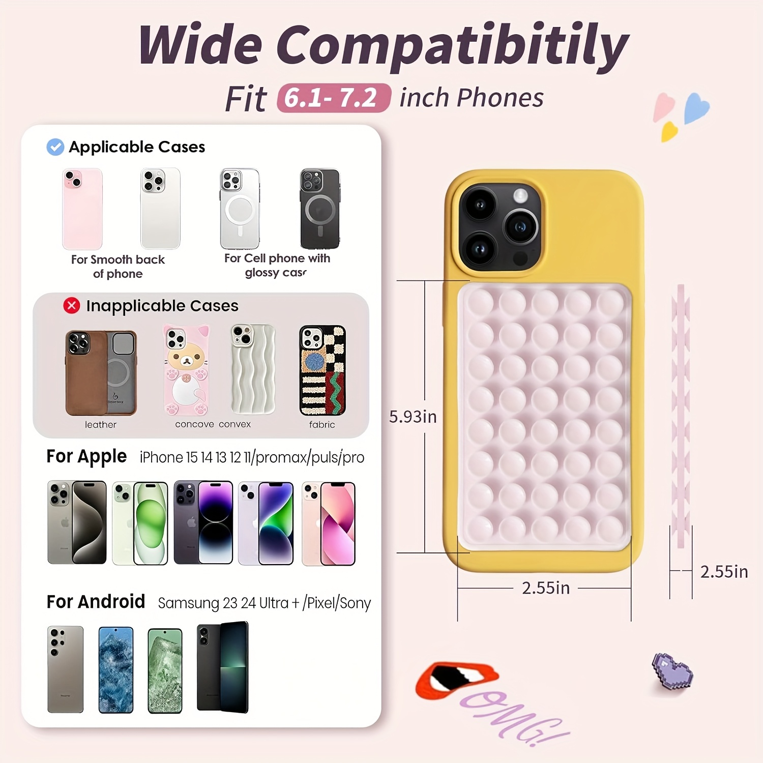 2pcs Double-Sided Silicone Suc - Watches & Jewelry Repair Center New York Reviews 评论和价格