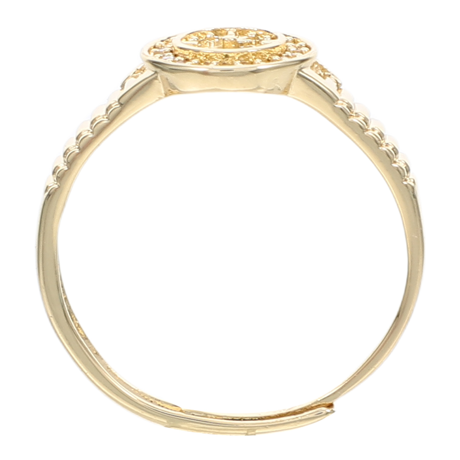 Vintage Clock Ring Gold Adjust - Vintage Jewelry Watches Women 评论和价格